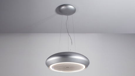 Островная вытяжка Sirius SILT 26 DERUTA silver