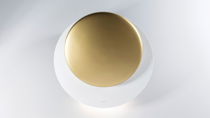 Настенная вытяжка Sirius SLTC 94 ECLIPSE white/gold